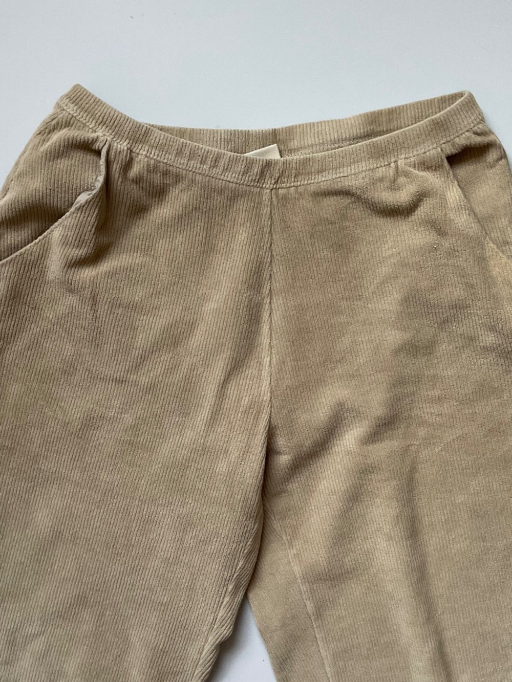 L.L.Bean Women's Small Petite Cotton Tan Soft Pants in Good Condition